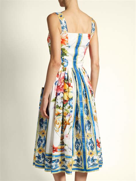 dolce gabbana majolica dress.